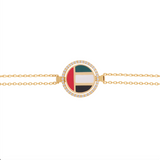 UAE Flag with Diamonds